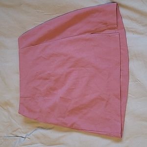 Mauve slit mini skirt